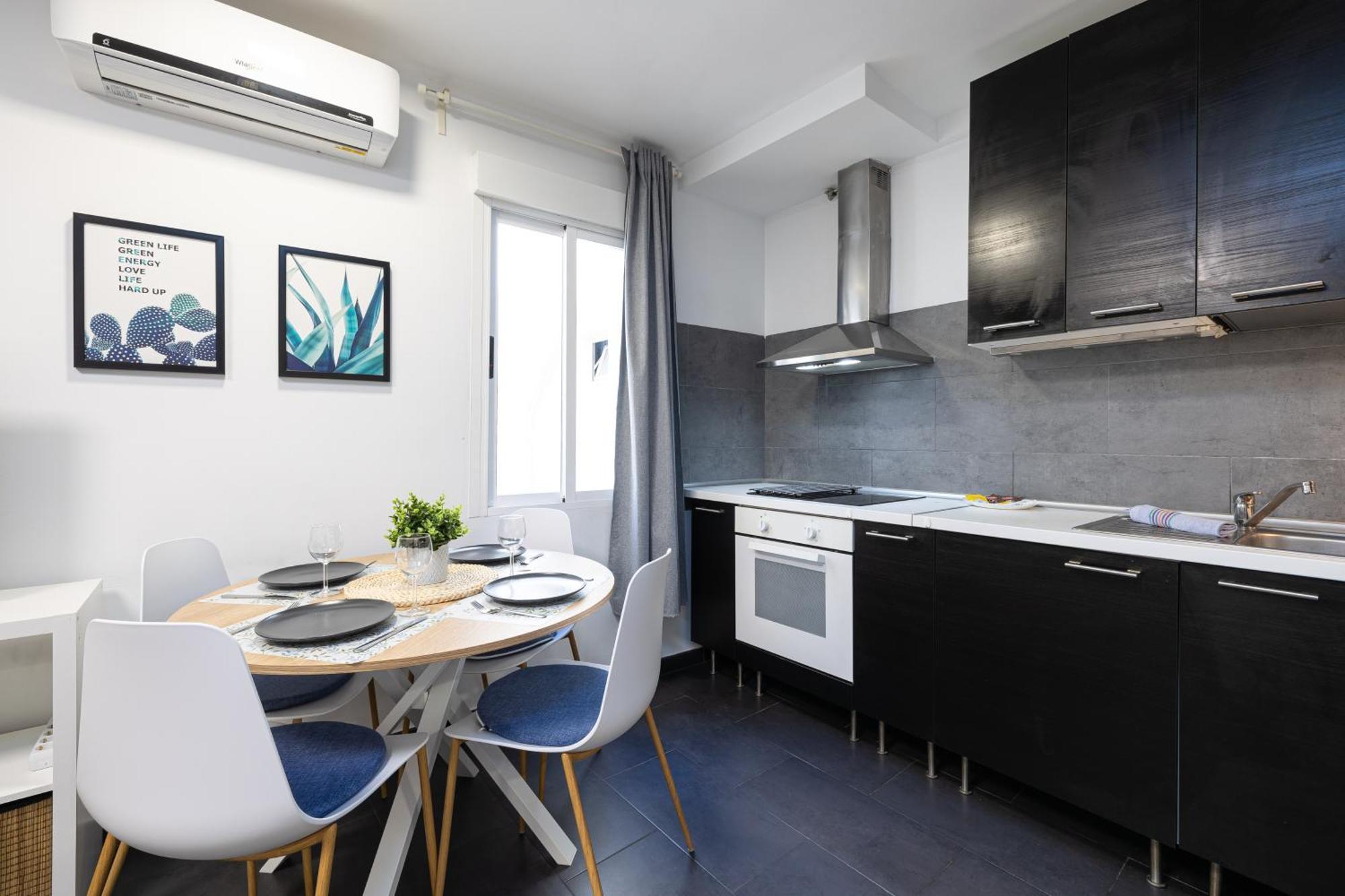 Appartamento H2m Pasaje Dos Santos Smarttv, Oven, Parking Or